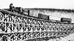 Tanana Valley Railroad Bridge at Fox Gulch