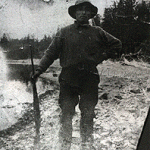 Antone Balluta With Rifle