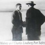 Greeting Charles Lindbergh